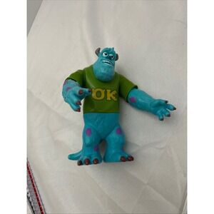 Disney Pixar Monsters Inc Sully OK T-Shirt Poseable Action Figure Toy